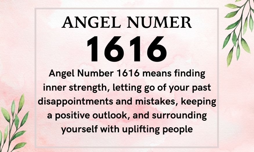 Ý nghĩa số thiên thần 1616